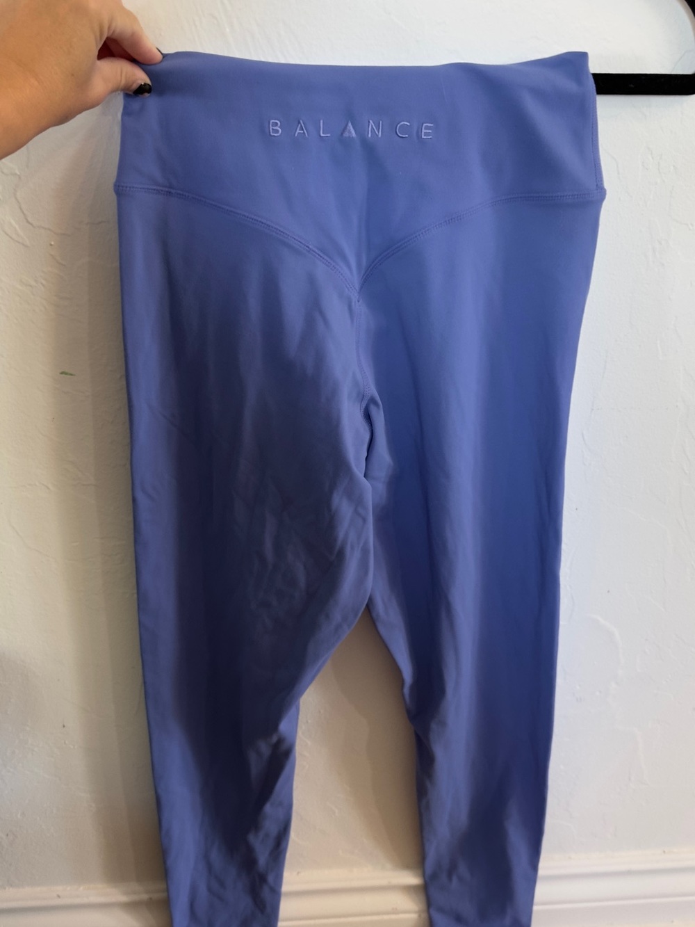 Balance Athletica Kids Lavender-Blue High-Rise Leggings